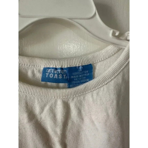 French Toast size 16 white small top - Picture 3 of 6